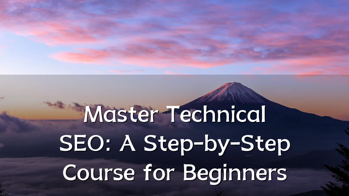 Master Technical SEO: A Step-by-Step Course for Beginners