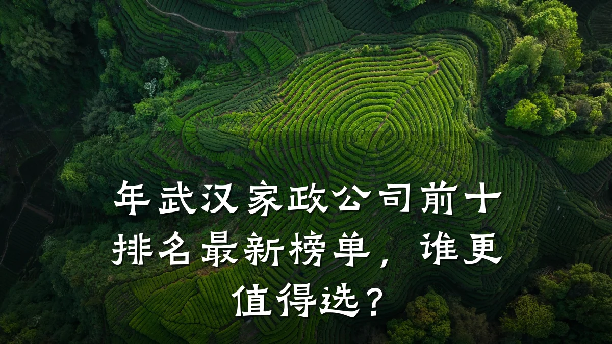 年武汉家政公司前十排名最新榜单,谁更值得选?