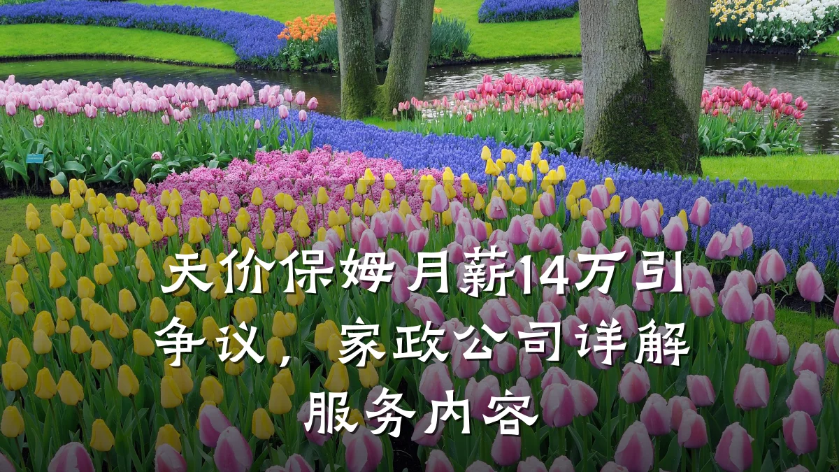天价保姆月薪14万引争议，家政公司详解服务内容