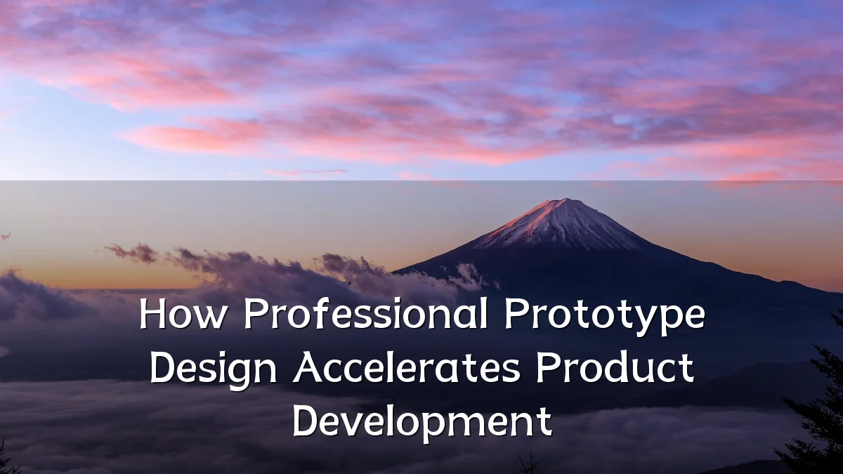 How Professional Prototype Design Accelerates Product Development
