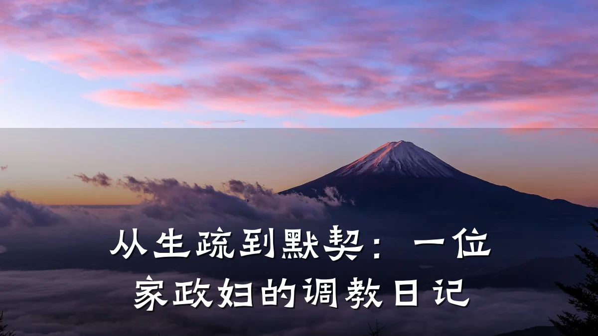 从生疏到默契：一位家政妇的调教日记