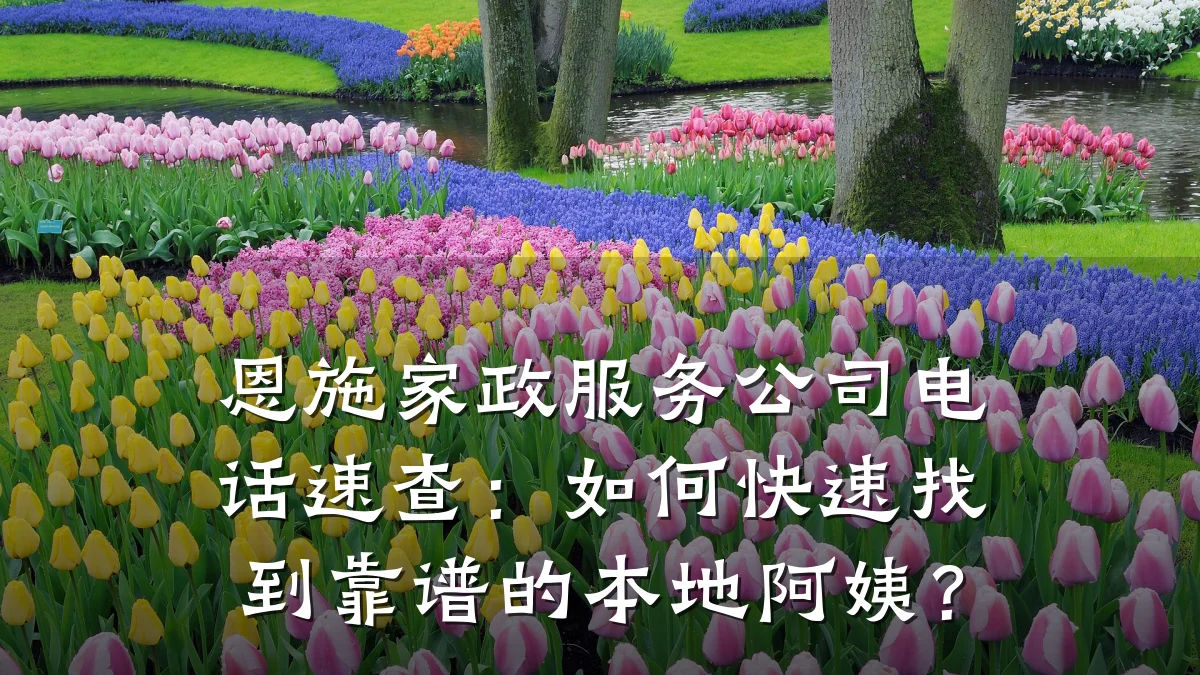 恩施家政服务公司电话速查:如何快速找到靠谱的本地阿姨?