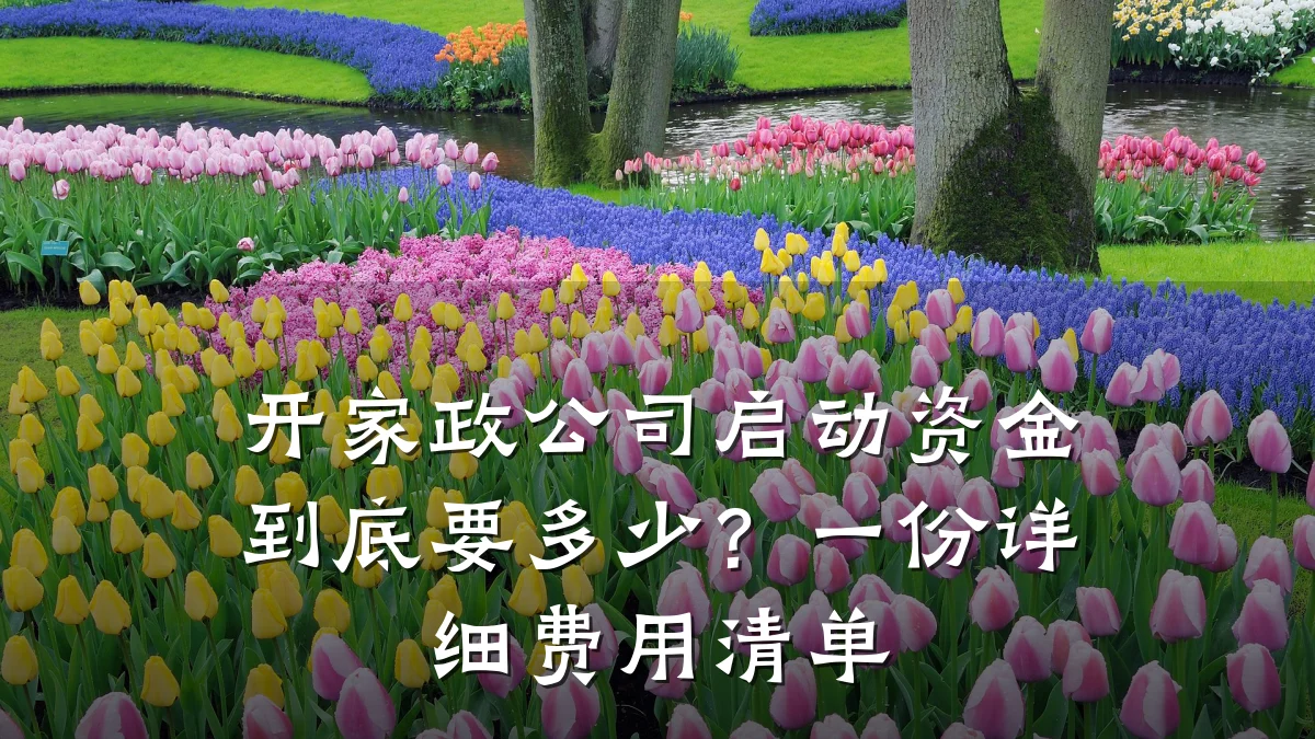 开家政公司启动资金到底要多少?一份详细费用清单