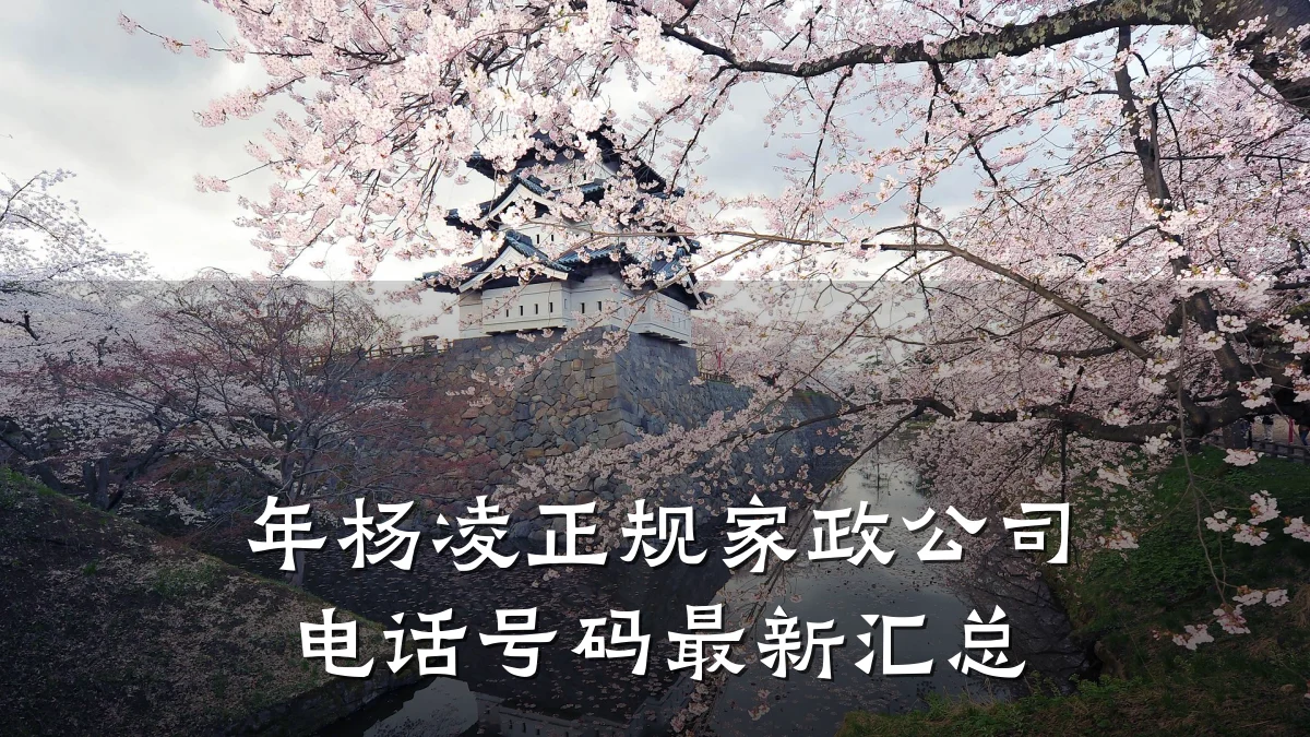 年杨凌正规家政公司电话号码最新汇总