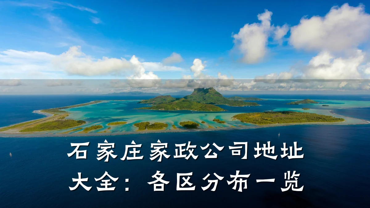 石家庄家政公司地址大全:各区分布一览