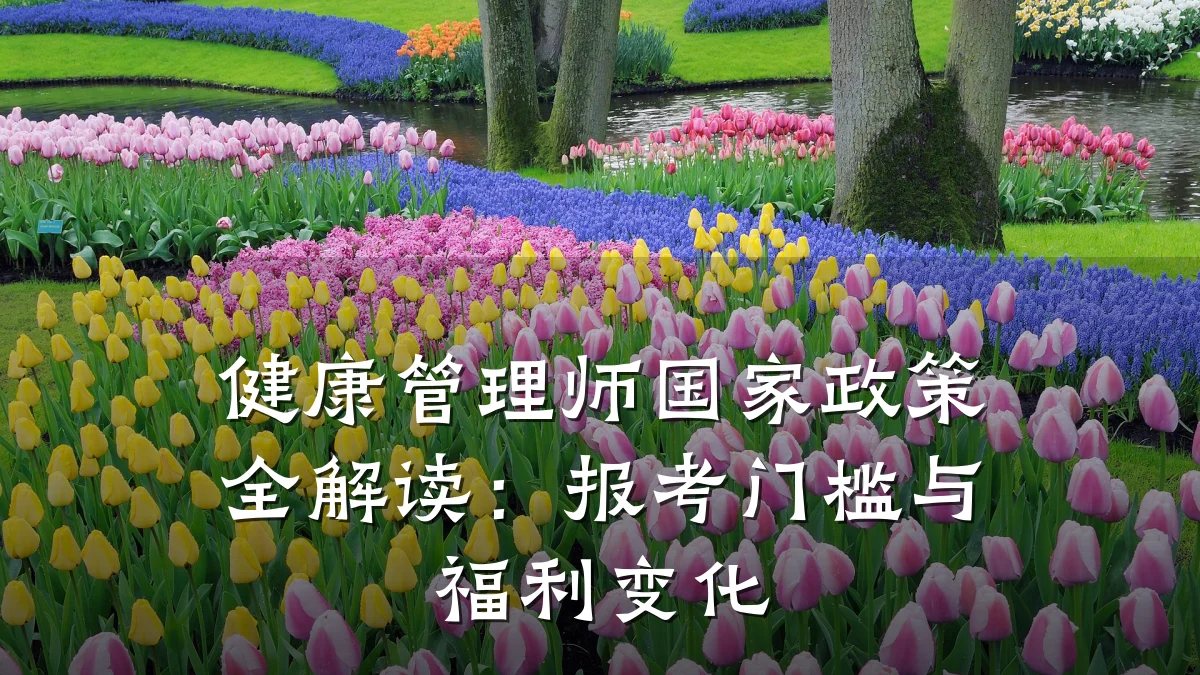 健康管理师国家政策全解读:报考门槛与福利变化