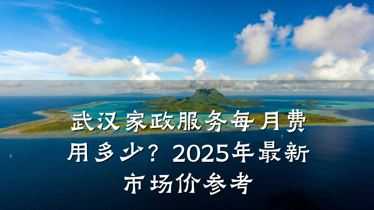 武汉家政服务每月费用多少?2025年最新市场价参考